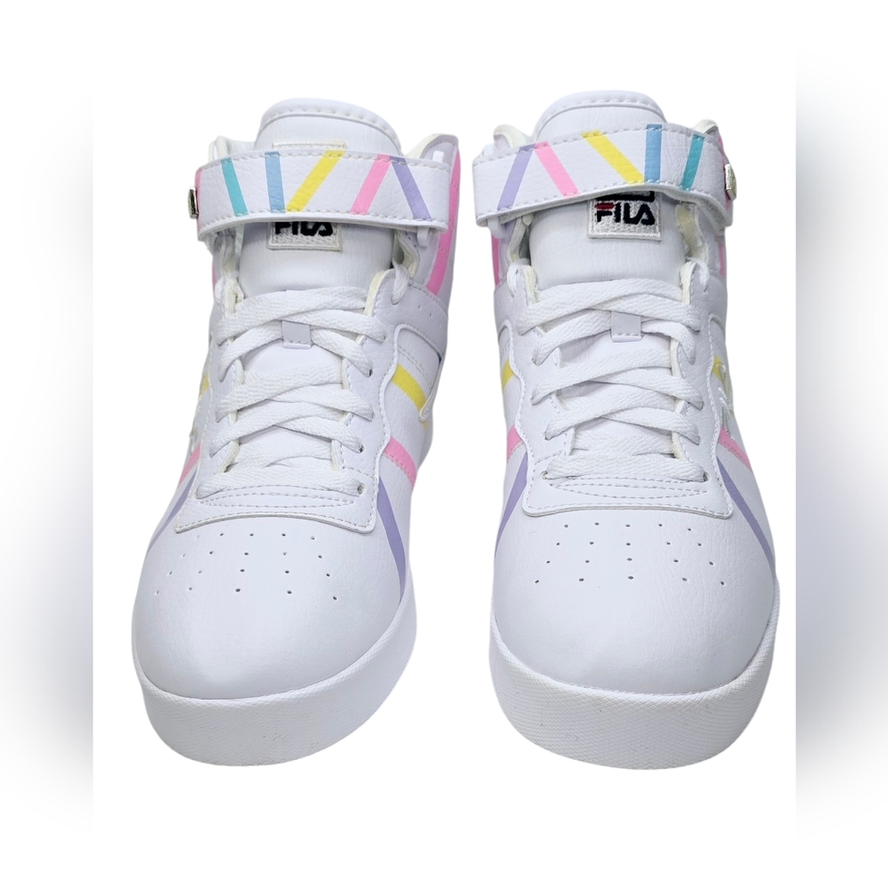 FILA High Top Shoes 5FM01166-149 Stripe Size 10